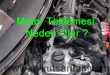 motor teklemesi neden olur