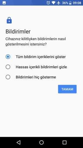 Vestel ekran kilidi ekleme kaldırma