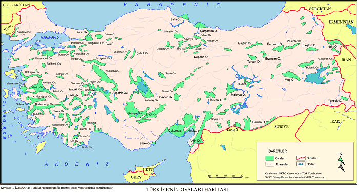 Oluşumlarına Göre Türkiye’nin Ovaları Nelerdir?