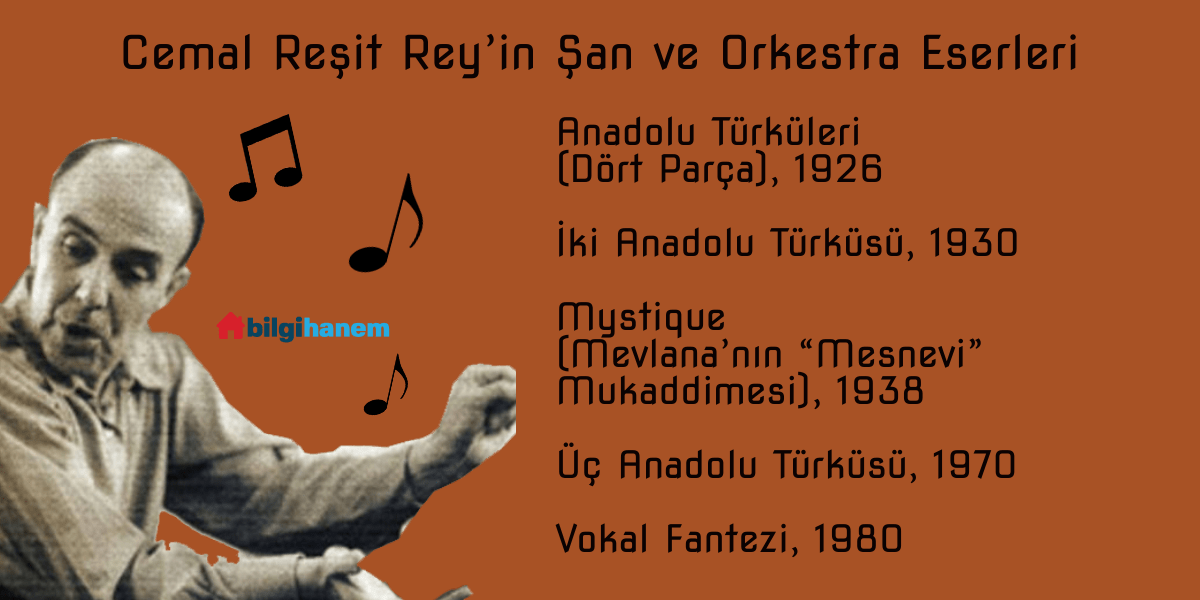 Cemal Reşit Rey’in Şan ve Orkestra Eserleri